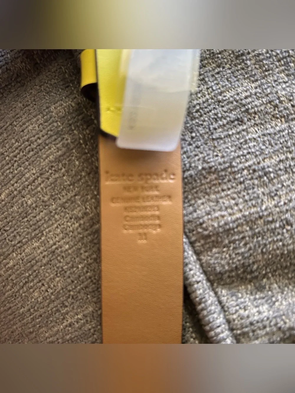 NWT Kate Spade New York Studded Spade Leather Belt Size Medium